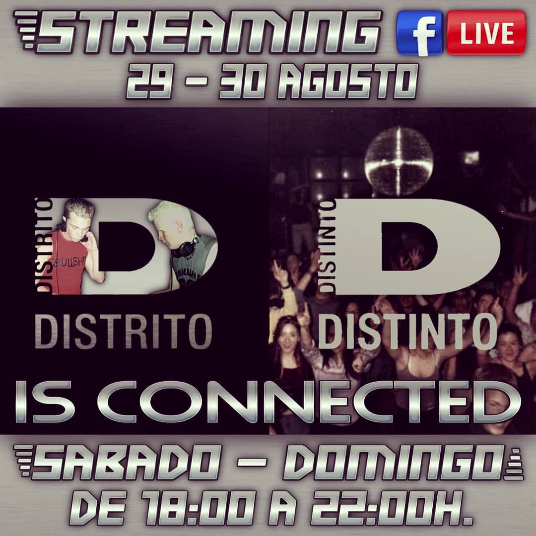 Distrito Distinto Is connected banner informativo